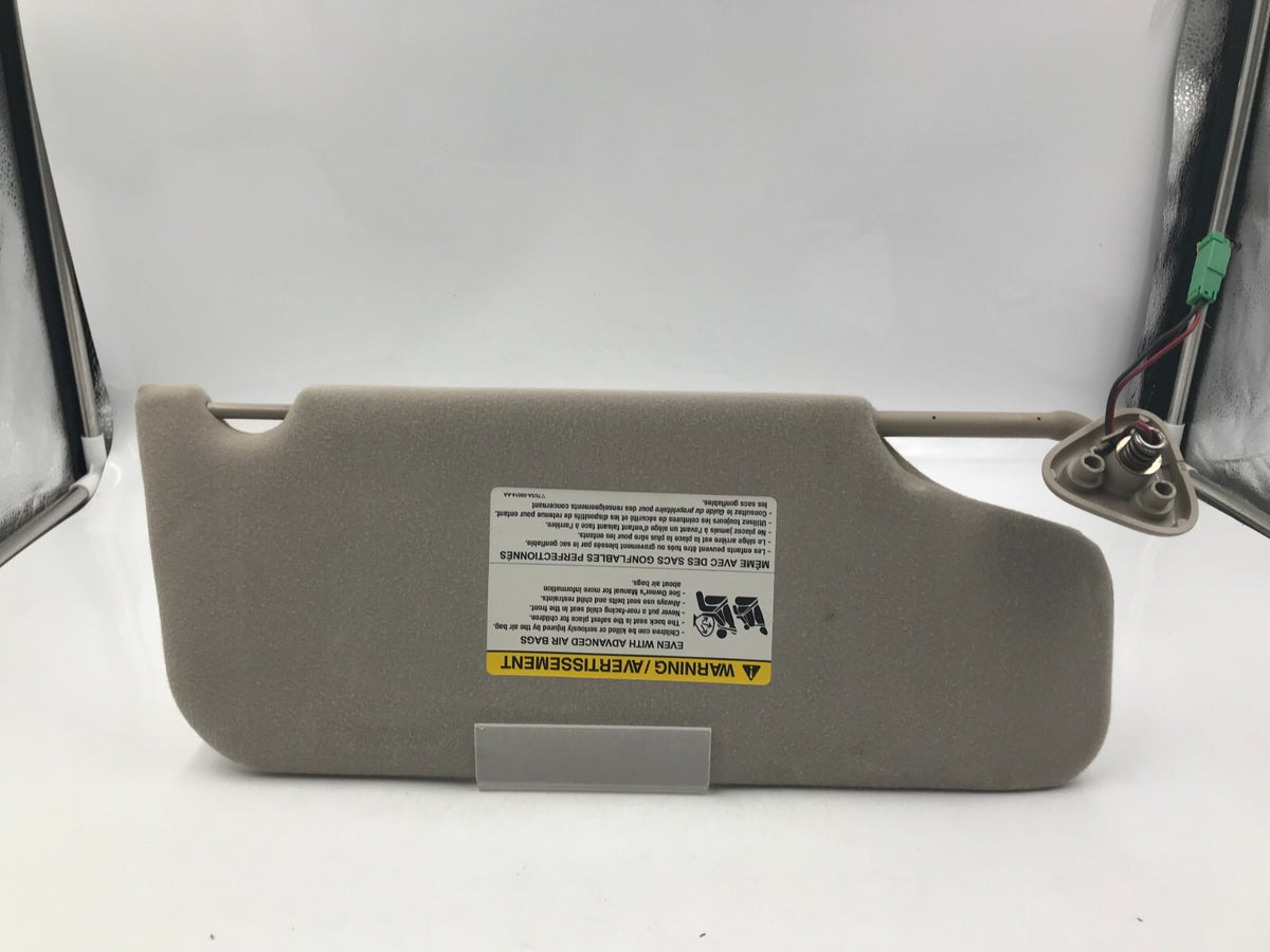 2008-2009 Mercury Sable Driver Sun Visor Sunvisor Gray Illuminated OEM D02B29042