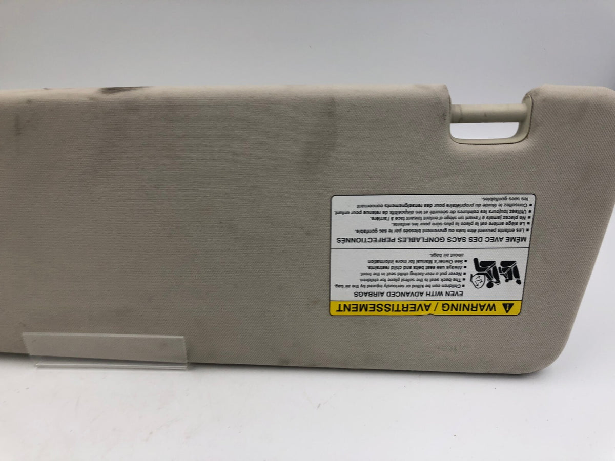 2010-2011 Range Rover Sport Passenger Sun Visor Gray Illuminated OEM C01B28021