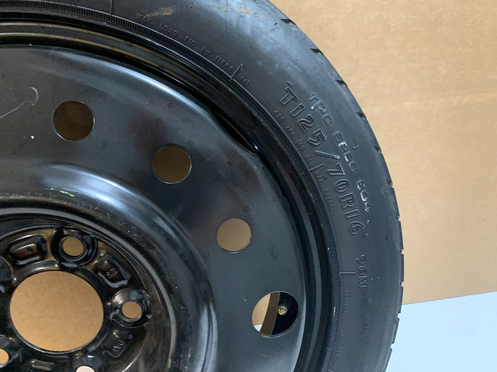 2003-2007 Cadillac CTS Spare Tire 16" Compact Emergency Spare T125/70R16