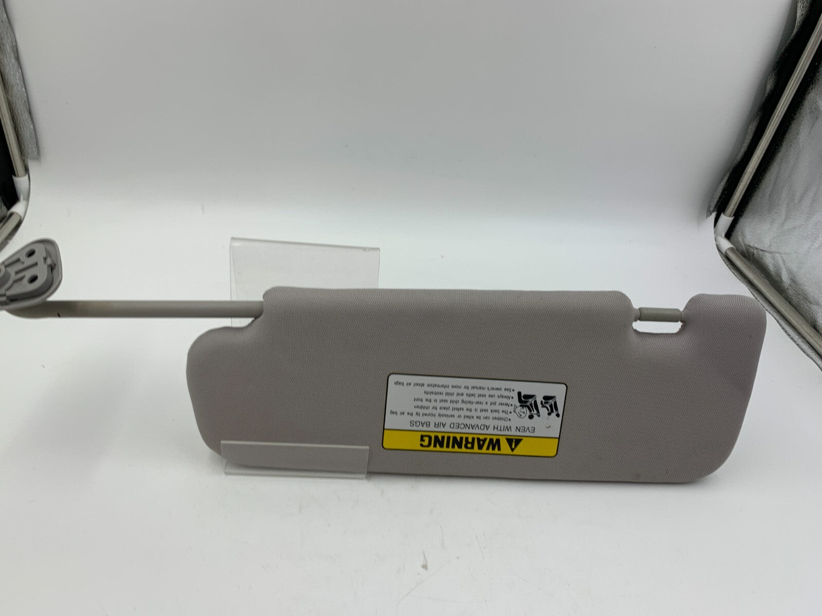 2011-2015 Hyundai Sonata Passenger Sun Visor Gray OEM C02B31060
