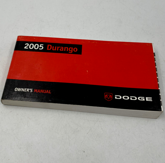 2005 Dodge Durango Owners Manual OEM E02B57005
