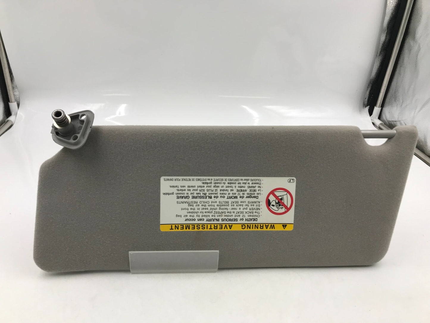 2002-2006 Toyota Camry Passenger Sun Visor Gray OEM D04B58003