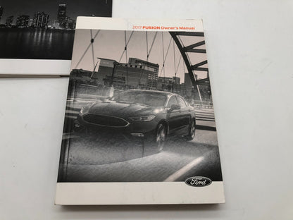 2017 Ford Fusion Owners Manual Set with Case OEM C01B53022