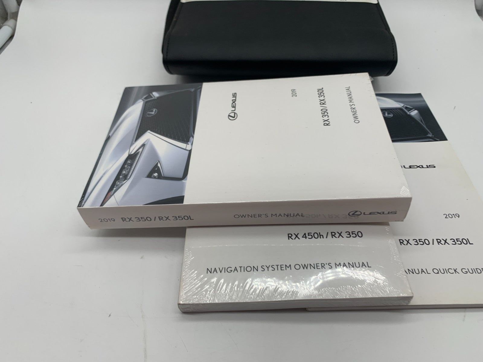 2019 Lexus RX350 RX350L Owners Manual Set with Case OEM D01B41076