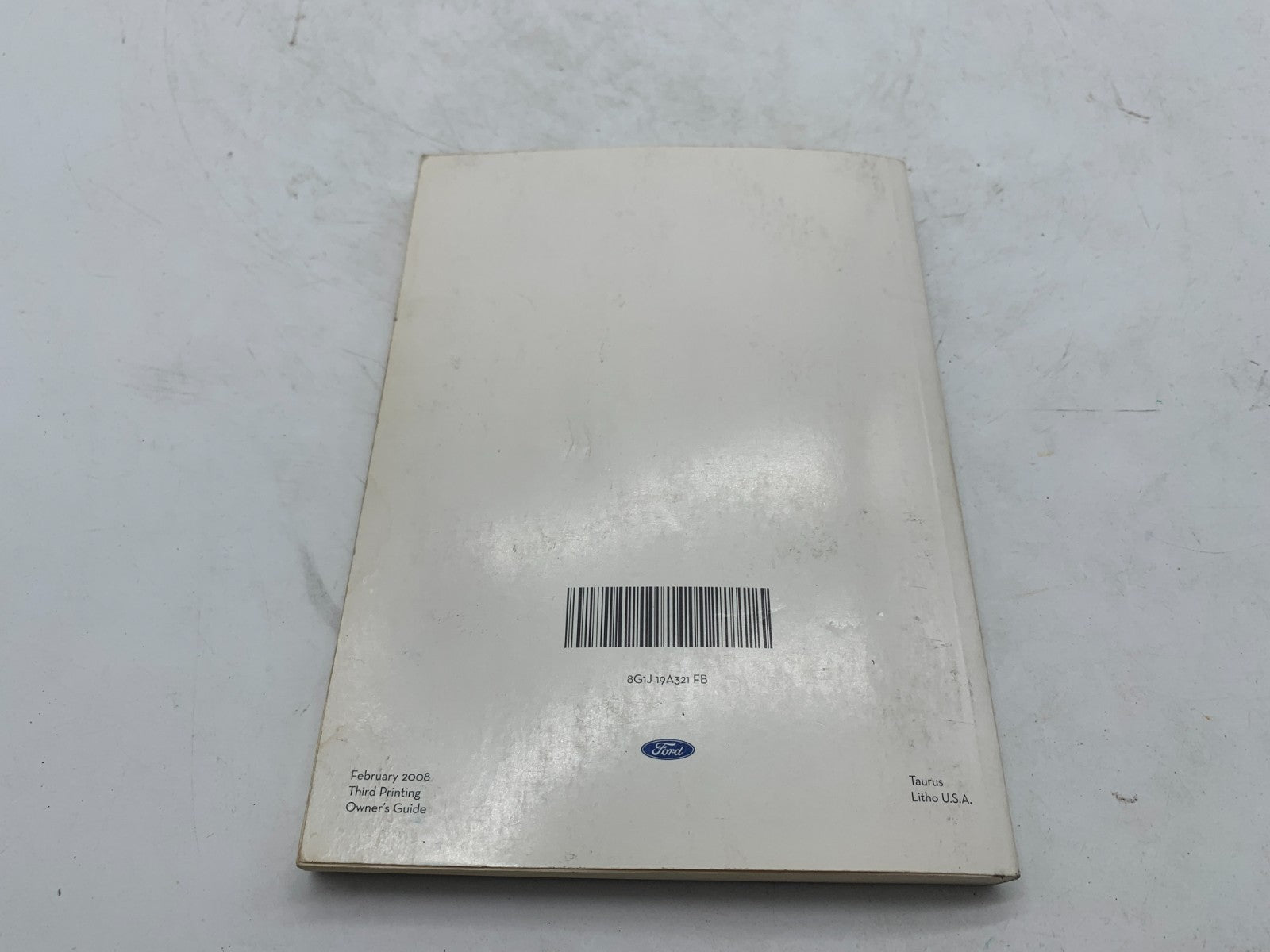 2008 Ford Taurus Owners Manual OEM A03B07008