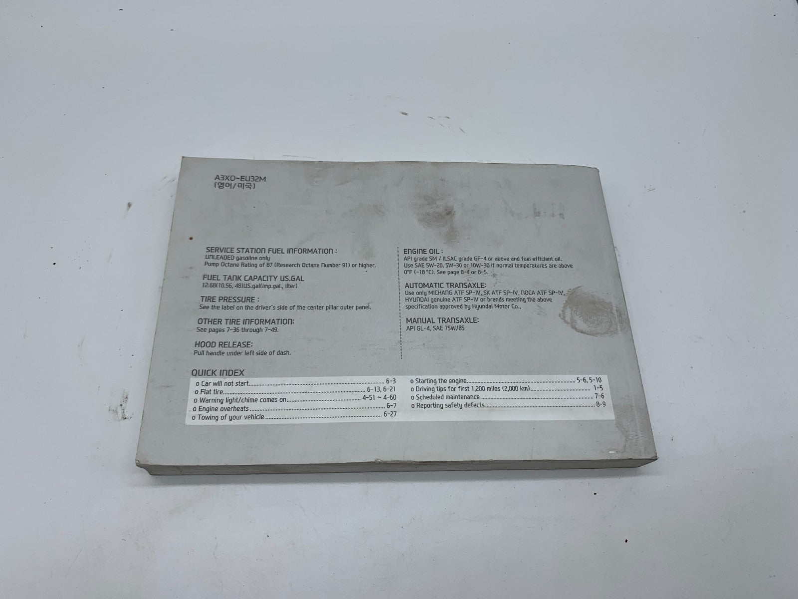 2013 Hyundai Elantra Sedan & Coupe Owners Manual OEM A02B50052