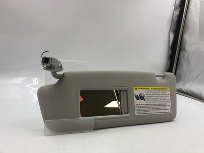 2009-2012 Audi A4 Driver Sun Visor Gray Illumination OEM B04B40085