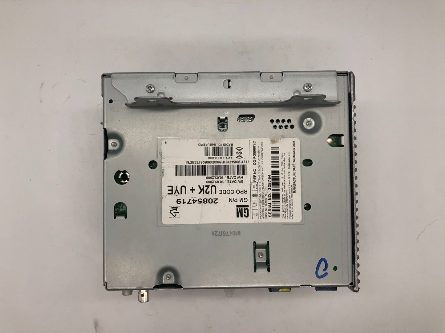 2010 Cadillac SRX AM FM CD Player Radio Receiver OEM A03B04043