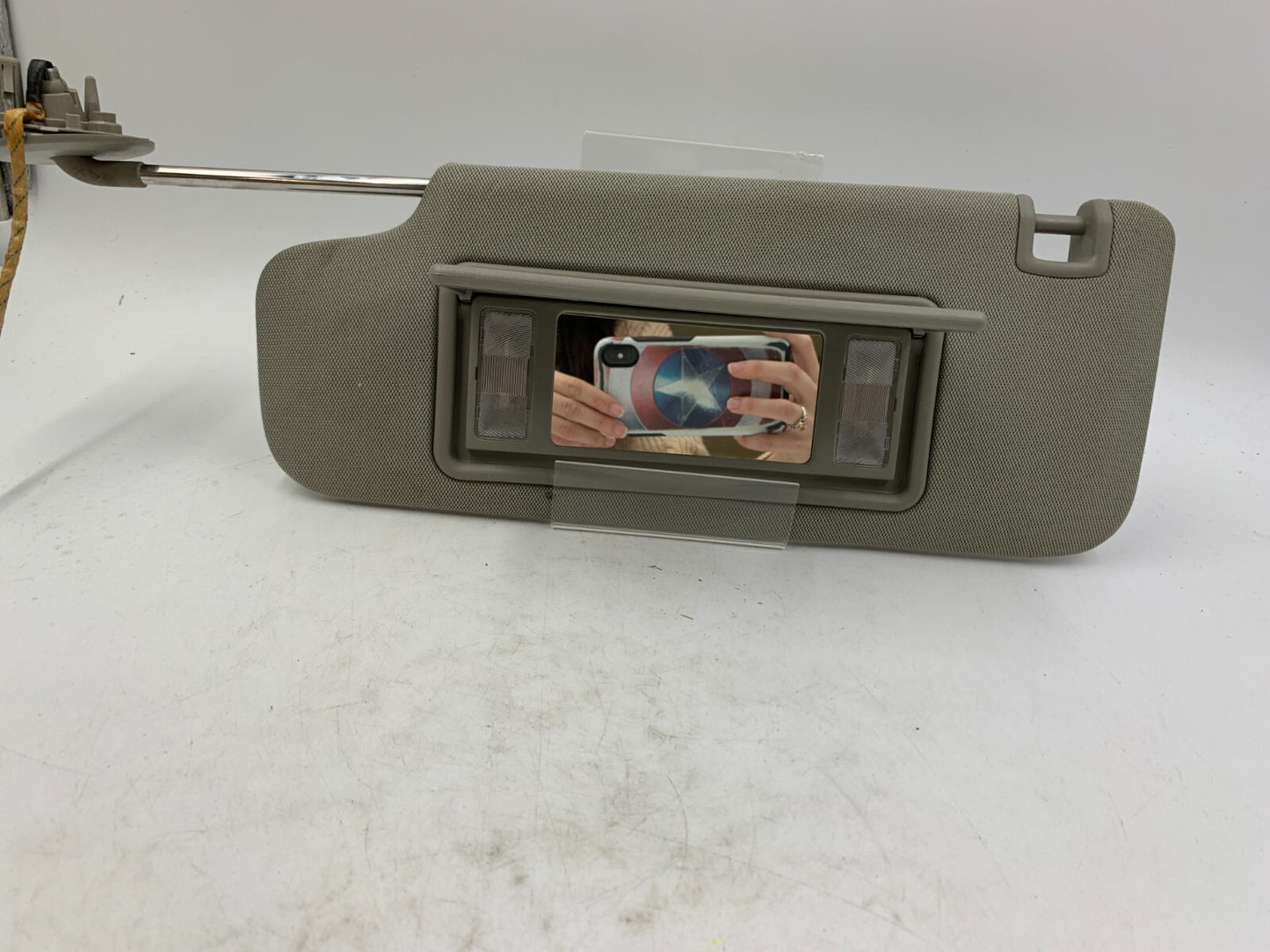 2014-2018 Cadillac ATS Driver Sun Visor Gray Illuminated OEM B01B42047