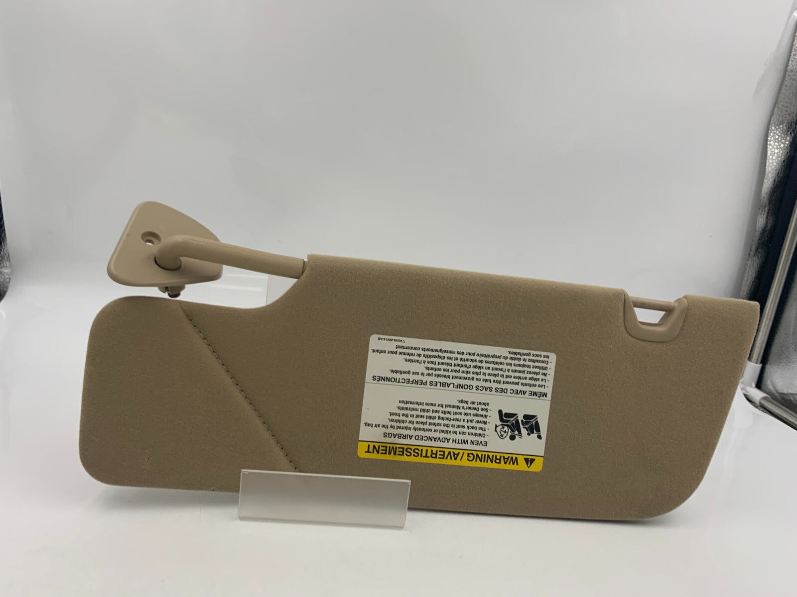 2005-2009 Ford Mustang Passenger Sun Visor Beige OEM A03B16024