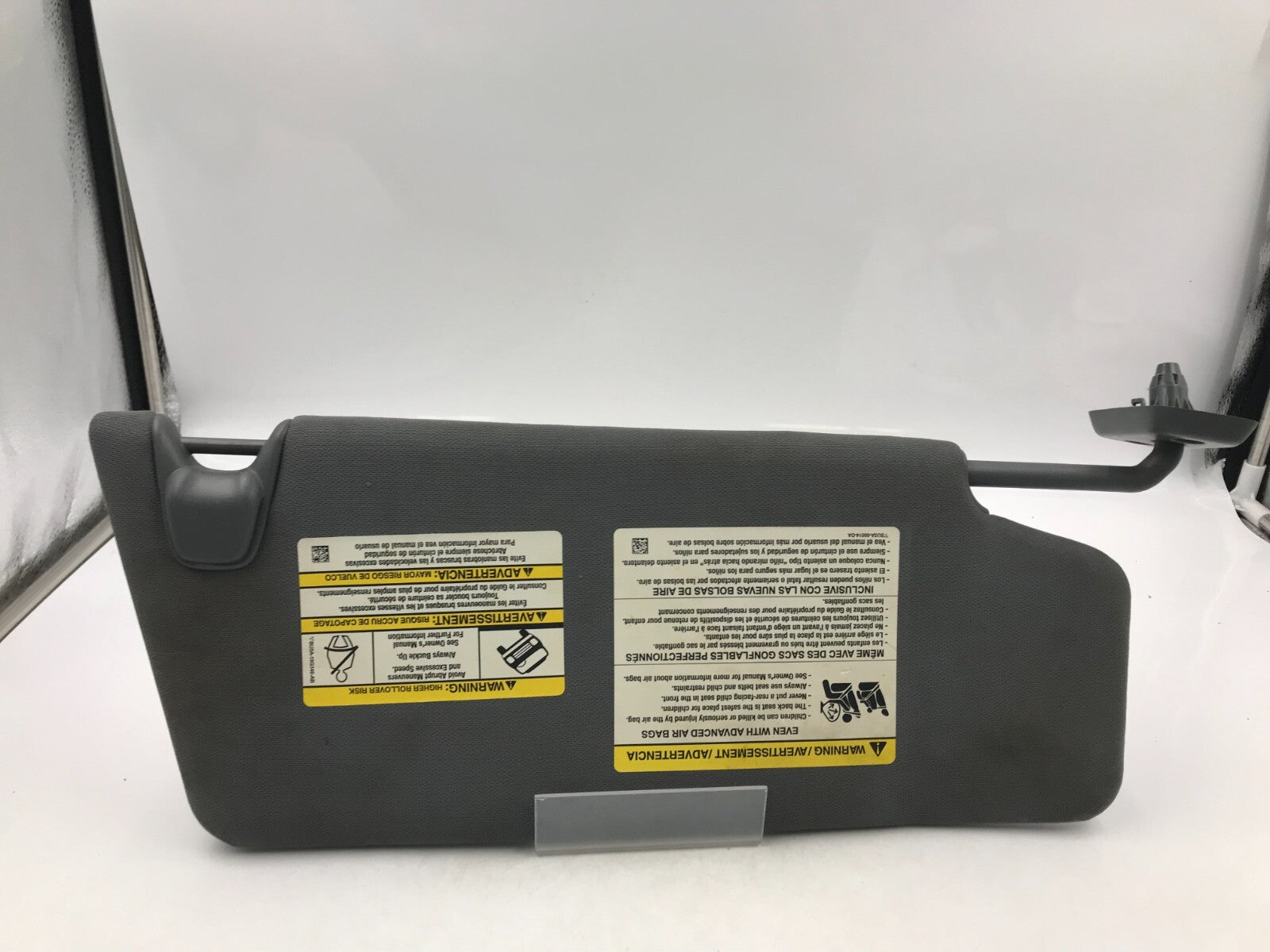 2011-2014 Ford F-150 Driver Sun Visor Sunvisor Gray OEM D04B31081