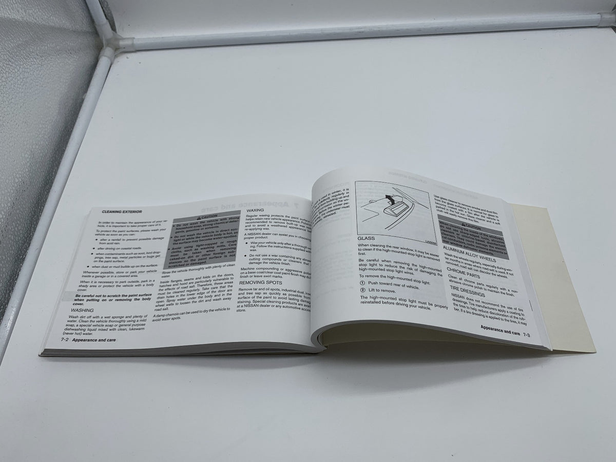 2006 Nissan Maxima Owners Manual OEM R01B02016