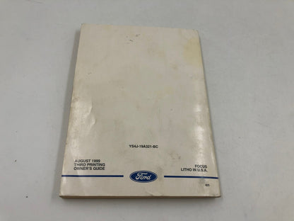 2000 Ford Focus Owners Manual OEM C04B19054