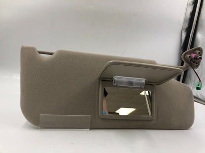 2008-2009 Mercury Sable Passenger Sun Visor Tan Illuminated OEM B02B05049