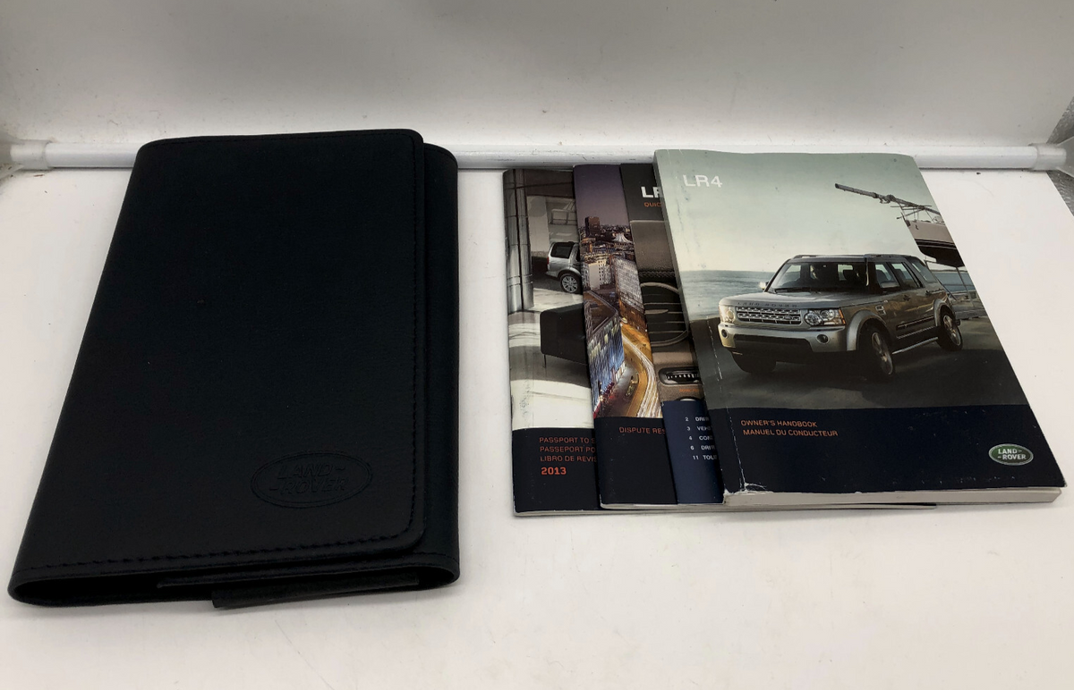 2013 Land Rover LR4 Owners Manual Set with Case OEM R01B20016