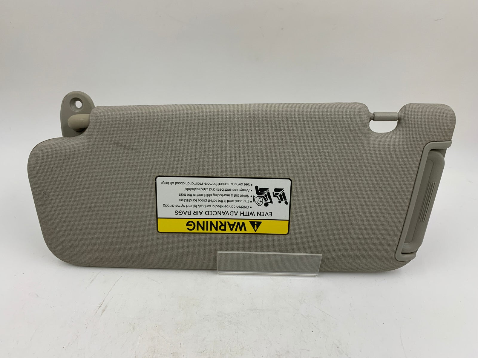 2010-2013 Kia Forte Passenger Sun Visor Gray OEM E03B13060