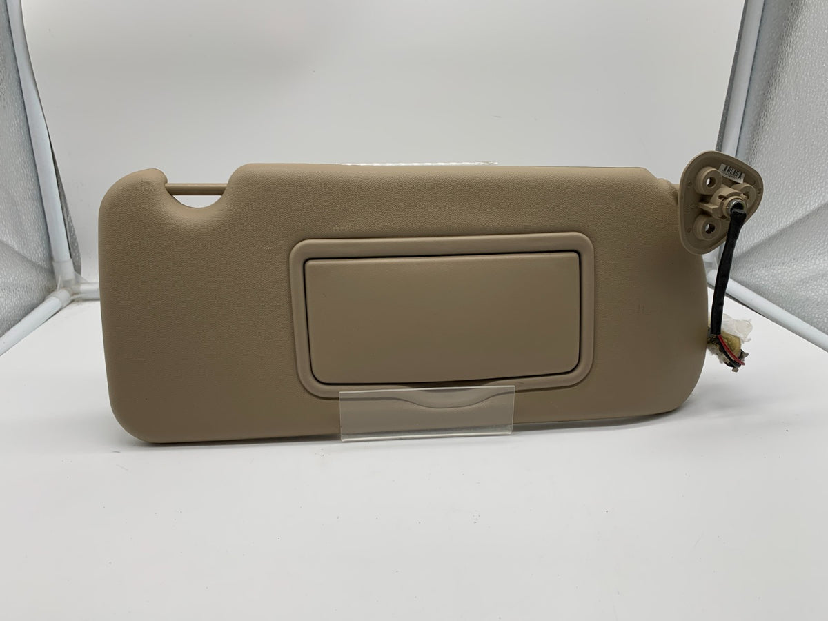 2004-2009 Cadillac SRX Passenger Sun Visor Tan Illuminated OEM