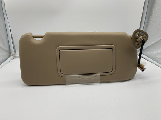 2004-2009 Cadillac SRX Passenger Sun Visor Tan Illuminated OEM