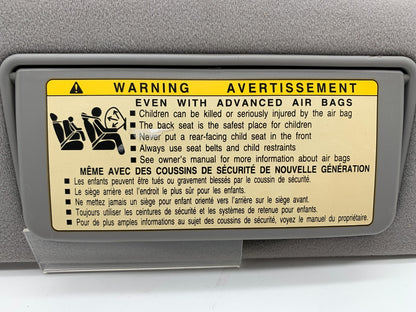 2005-2006 Lexus ES330 Passenger Sun Visor Gray Illumination B03B47065