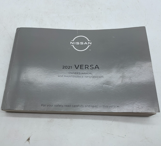 2021 Nissan Versa Owners Manual OEM A02B48069