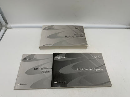 2020 Chevy Equinox Owners Manual Set OEM R01B11020