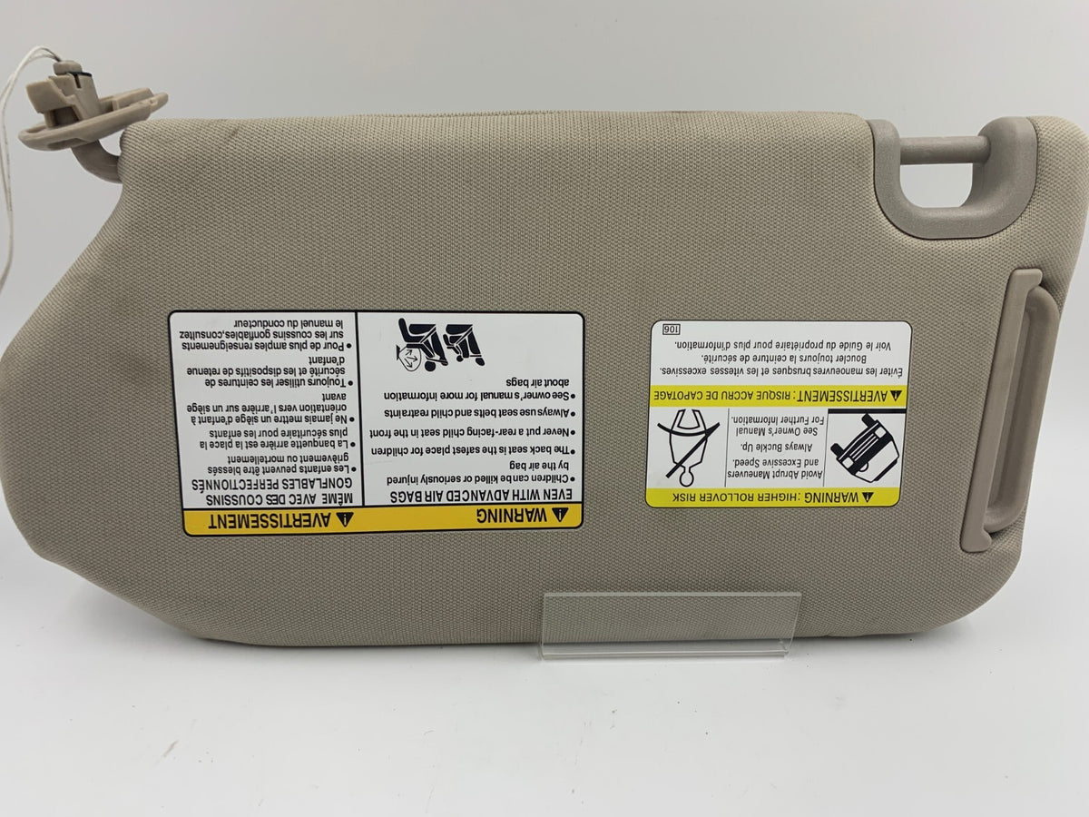 2013-2018 Nissan Pathfinder Passenger Sun Visor Illumination Gray OEM A04B18052