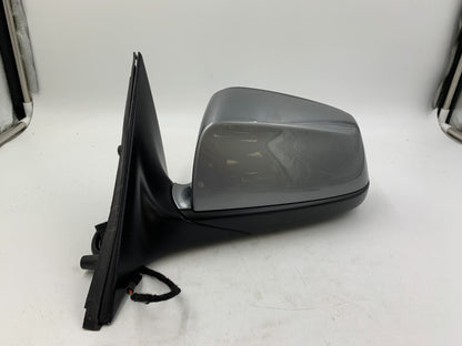 2012-2013 BMW 525i Driver Side View Power Door Mirror Gray OEM A01B35039