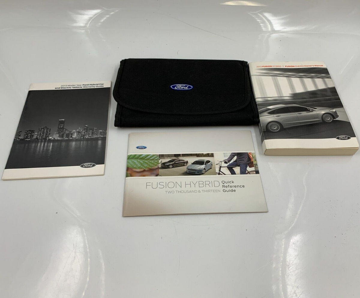 2013 Ford Fusion Owners Manual Set with Case OEM D04B02084