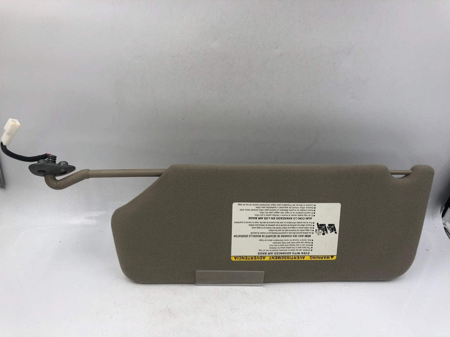 2011-2014 Toyota Sienna Passenger Sun Visor Illuminated Beige OEM A03B21052