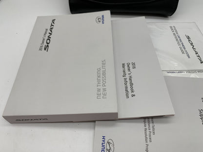 2016 Hyundai Sonata Owners Manual Set with Case OEM
