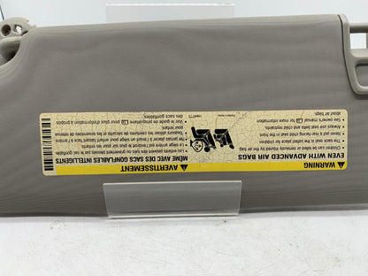 2011-2016 Chevrolet Cruze Passenger Sun Visor Gray OEM A03B37007