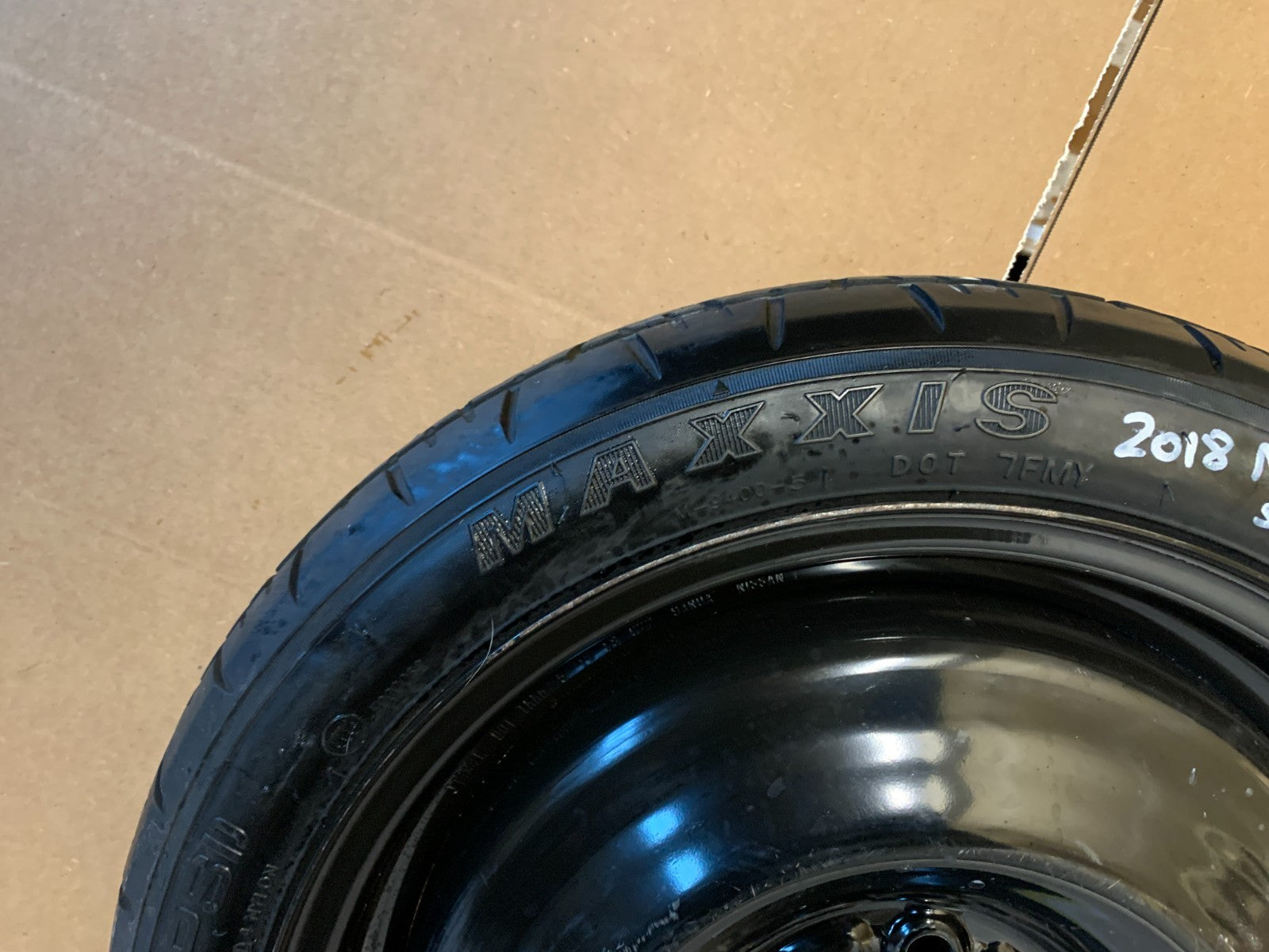 2015-2019 Nissan Sentra 16" Spare Tire Wheel Compact Donut T125/70D16 96M Maxxis