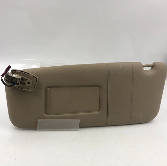 2006-2009 BMW 535i Driver Sun Visor Tan Illuminated OEM D02B06050