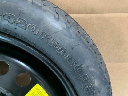 2015-2020 Hyundai Sonata 16" Spare Tire Wheel Compact Donut T125/80D16