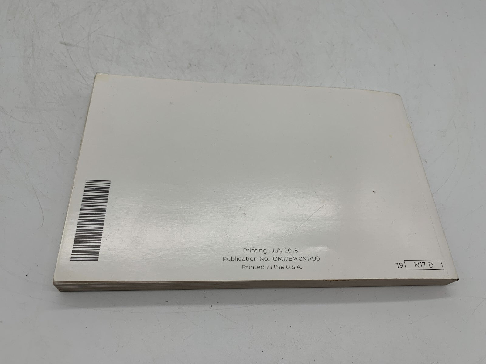 2019 Nissan Versa Sedan Owners Manual Set with Case OEM D02B70012