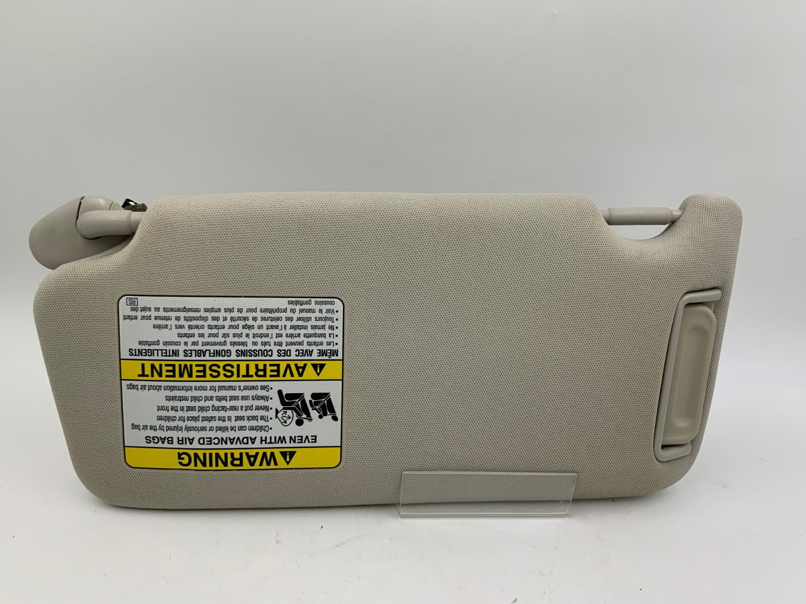 2010-2014 Subaru Legacy Passenger Sun Visor Gray Illuminated OEM D01B43010