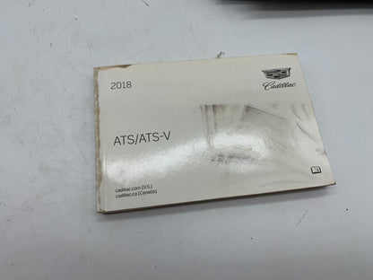 2018 Cadillac ATS/ATS-V Owners Manual Set with Case OEM B01B24009