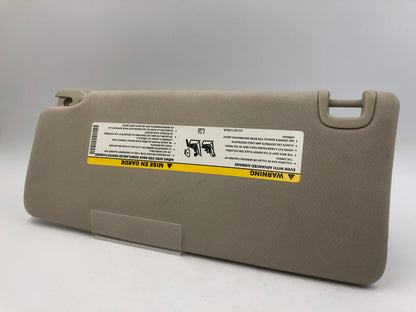 2015 Chrysler 200 Passenger Sun Visor Illuminated Cream OEM D02B09035