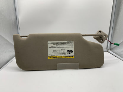 2010-2011 Ford Taurus Driver Sun Visor Tan Illuminated OEM B04B36008