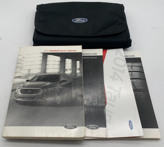 2014 Ford Taurus Owners Manual Set with Case OEM B04B23024