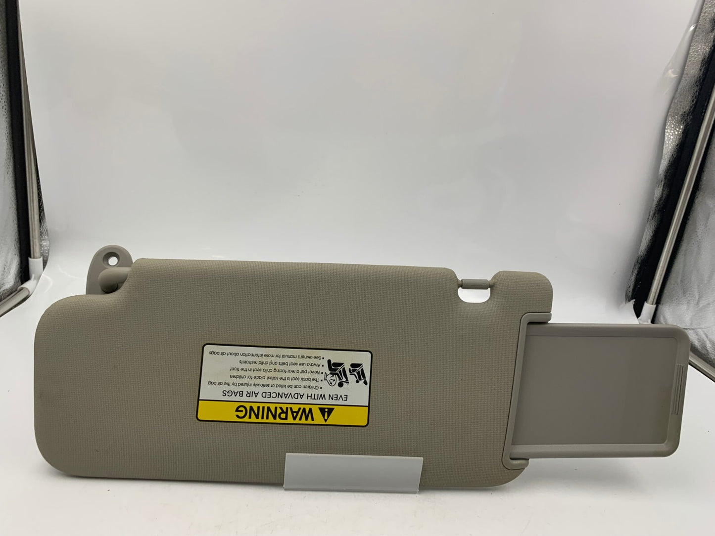 2010-2013 Kia Forte Passenger Sun Visor Gray OEM B02B43035