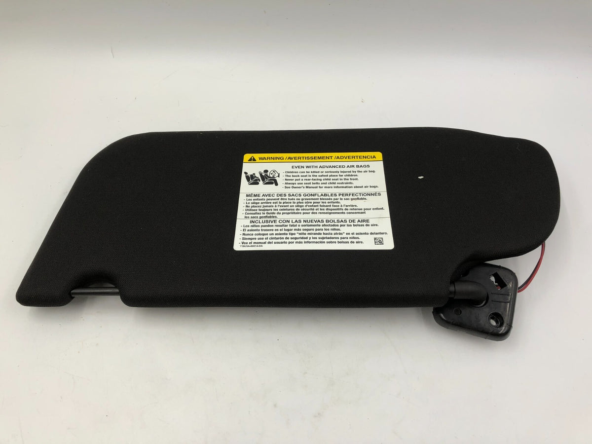 2010-2016 Ford MKS Passenger Sun Visor Sunvisor Black Illuminated OEM A04B46042