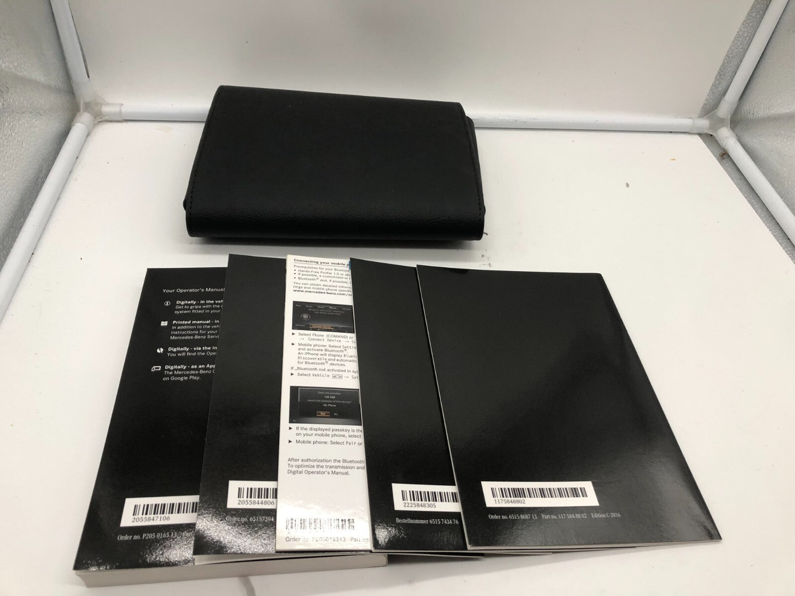 2016-2018 Mercedes-Benz CLass C-Lass Owners Manual Set with Case OEM B04B14051