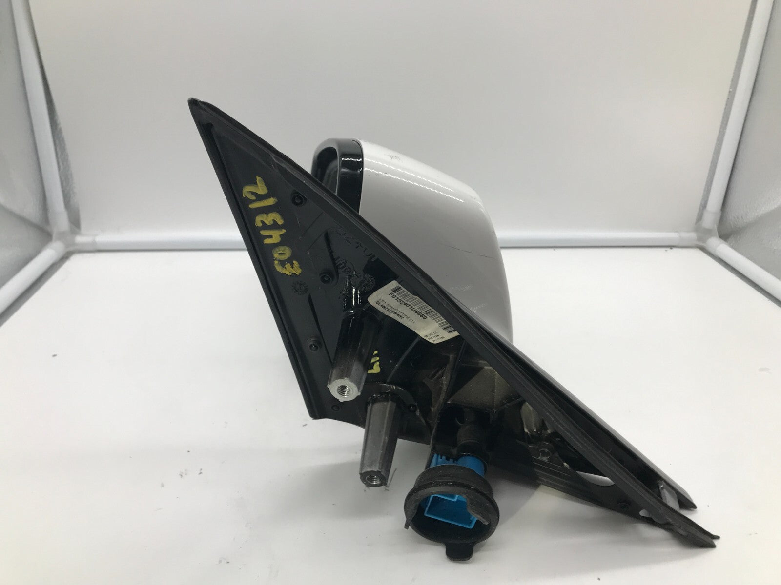 2009-2012 BMW 750i Driver Side View Power Door Mirror White OEM B01B37028