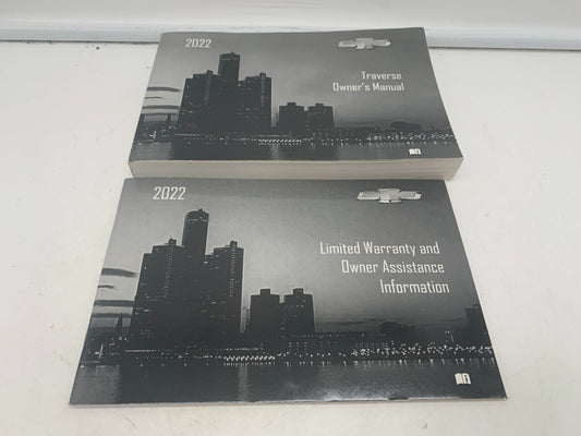 2022 Chevrolet Traverse Owners Manual Set OEM
