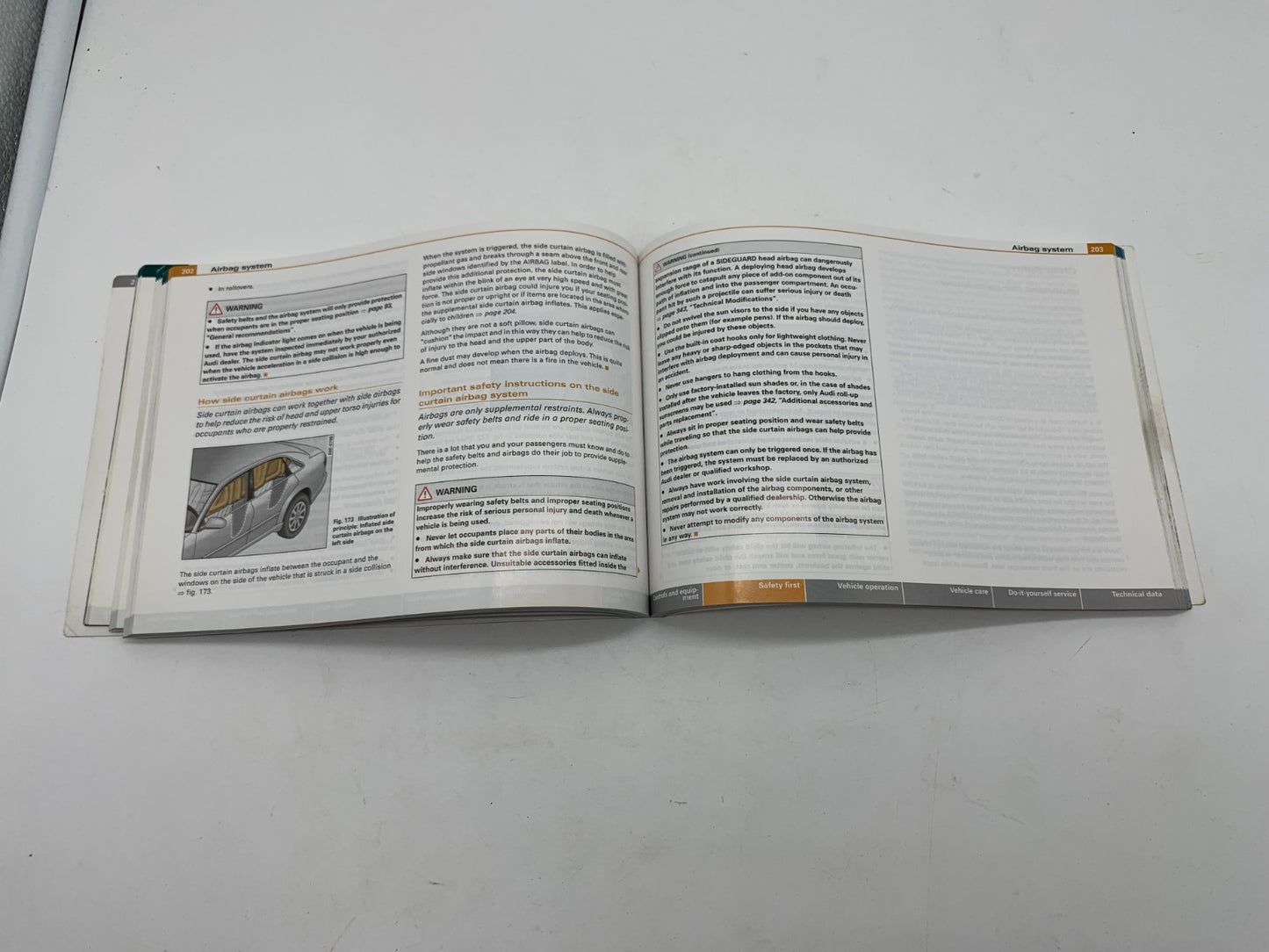 2008 Audi A4 Sedan Owners Manual OEM