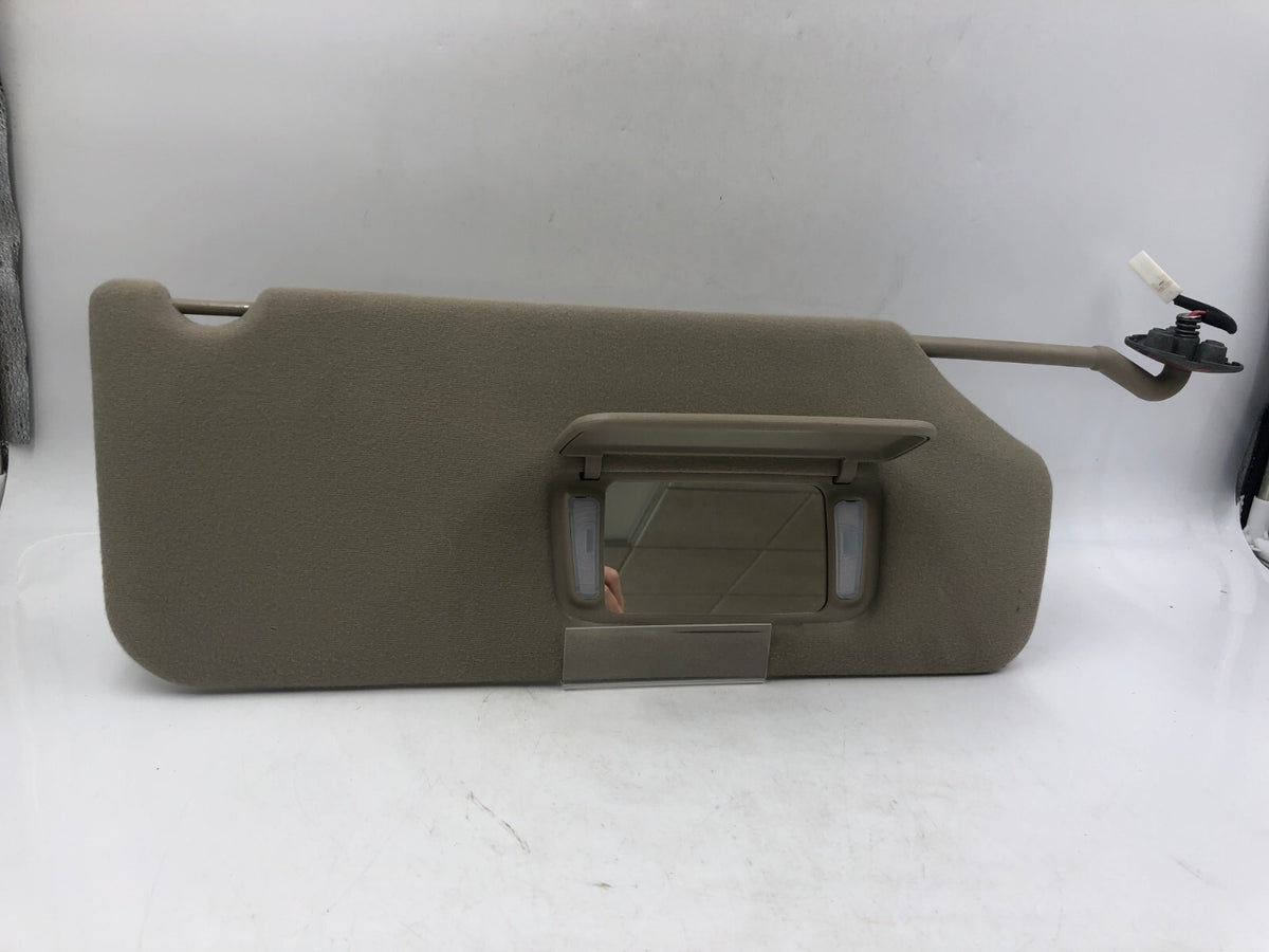 2011-2014 Toyota Sienna Passenger Sun Visor Illuminated Beige OEM A03B21052
