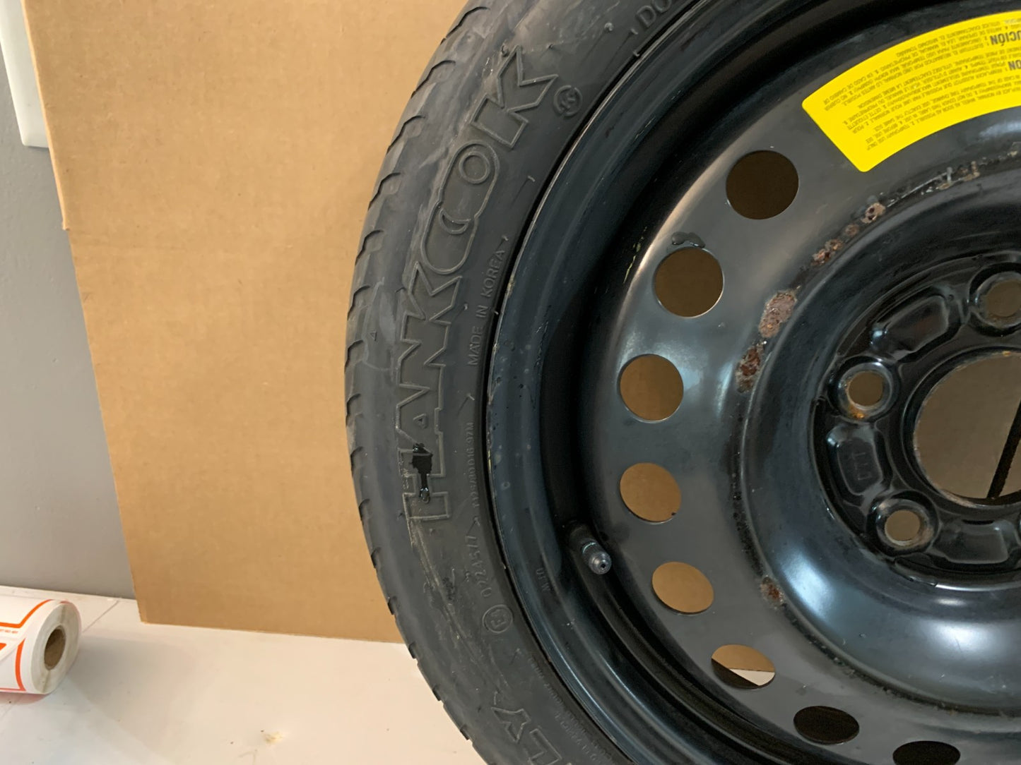 2015-2020 Hyundai Sonata 16" Spare Tire Compact Donut T125/80D16 OEM