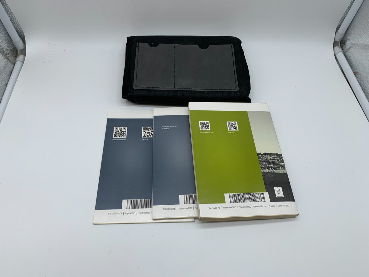 2014 Ford Escape Owners Manual Set with Case OEM B02B16010