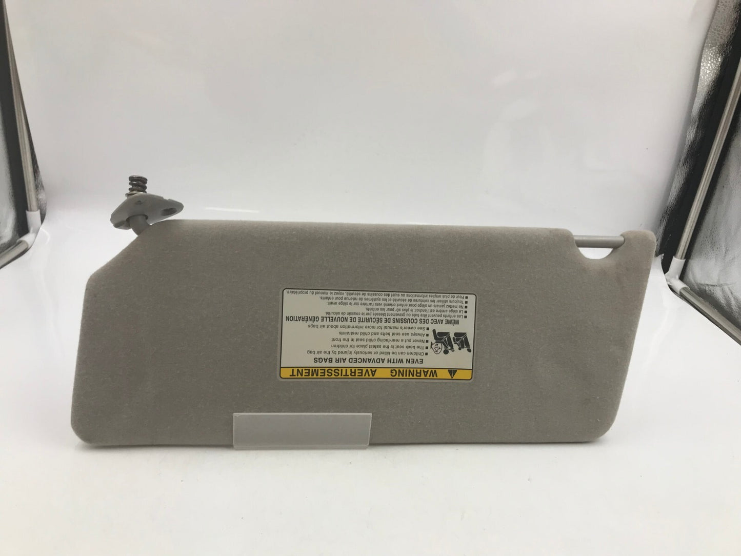 2002-2006 Toyota Camry Passenger Sun Visor Gray OEM D01B63004